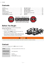 Preview for 2 page of SPALDING M7U6120 Owner'S Manual