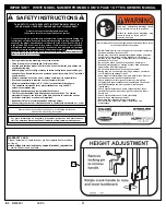 Предварительный просмотр 2 страницы SPALDING M880961 Owner'S Manual