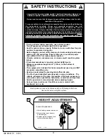 Предварительный просмотр 4 страницы SPALDING M881111 Owner'S Manual