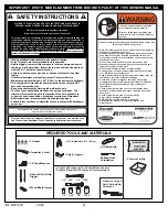 Предварительный просмотр 2 страницы SPALDING M8872411 Owner'S Manual