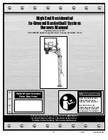 SPALDING M88724C Owner'S Manual предпросмотр