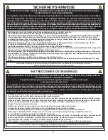 Preview for 6 page of SPALDING M888A410 Owner'S Manual