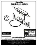 Preview for 5 page of SPALDING Mini-Hoop Owner'S Manual