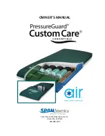 Preview for 1 page of SPAN PressureGuard CustomCare Owner'S Manual