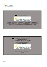 Preview for 2 page of spanesi Minibench Eco Use And Maintenance Instruction Manual