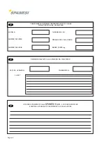 Preview for 8 page of spanesi Minibench Eco Use And Maintenance Instruction Manual