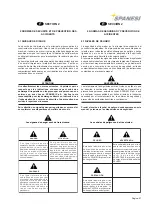 Preview for 27 page of spanesi Minibench Eco Use And Maintenance Instruction Manual