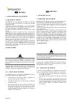 Preview for 40 page of spanesi Minibench Eco Use And Maintenance Instruction Manual