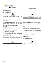 Preview for 46 page of spanesi Minibench Eco Use And Maintenance Instruction Manual