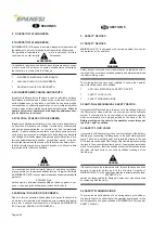 Preview for 56 page of spanesi Minibench Eco Use And Maintenance Instruction Manual