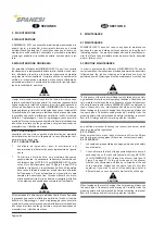 Preview for 66 page of spanesi Minibench Eco Use And Maintenance Instruction Manual