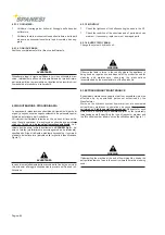 Preview for 68 page of spanesi Minibench Eco Use And Maintenance Instruction Manual