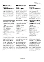 Preview for 83 page of spanesi MINIBENCH Operating And Service Manual