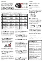 Preview for 2 page of SpaNet XS-4000 Quick Reference Manual