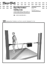 Предварительный просмотр 2 страницы Spanset Ergo Horizontal Safety Line User Operating Instructions Manual