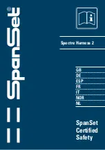 Spanset Spectre 2 Instructions Manual preview