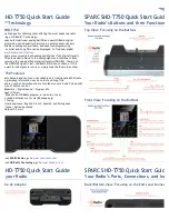 Preview for 1 page of Sparc HD-T750 Quick Start Manual