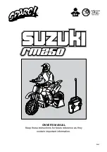 Preview for 2 page of Sparc Suzuki RM250 Owner'S Manual