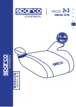 Preview for 25 page of Sparco Corsa 2+3 Instruction Manual