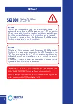 Preview for 2 page of Sparco SK800I Instruction Manual