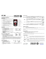 Preview for 1 page of Spark MicroTemp MT-250 Operating Instructions