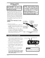 Preview for 16 page of Spark SS-36-N Owner'S Operation And Instruction Manual