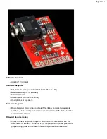 Preview for 2 page of Sparkfun Electronics Si4703 Quick Start Manual