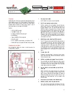 Preview for 1 page of Sparkfun Electronics UberBoard v2 Manual