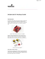 sparkfun Ardumoto Kit Hook-Up Manual предпросмотр