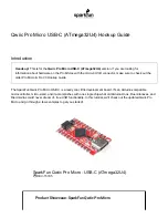 sparkfun ATmega32U4 Hook-Up Manual предпросмотр