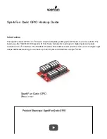 Предварительный просмотр 1 страницы sparkfun Qwiic GPIO Hook-Up Manual