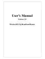 Sparklan WRTR 141 User Manual предпросмотр