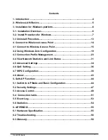 Preview for 3 page of Sparklan WUBR-502GN User Manual