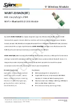 Sparklan WUBT-239ACN(BT) User Manual preview