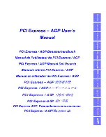 SPARKLE PCI EXPRESS-AGP Manual preview