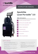 Предварительный просмотр 1 страницы sparklike Laser Portable 2.0 Instruction Manual