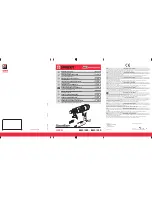 Sparky Group BBK2 1500 Original Instructions Manual preview