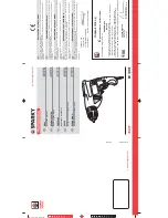 Sparky Group BR 100E Instruction Manual preview