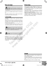 Предварительный просмотр 73 страницы Sparky Group BR2 12E Original Instructions Manual