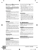 Предварительный просмотр 8 страницы Sparky Group BUR 15E Instruction Manual