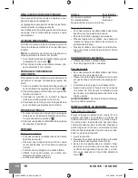 Предварительный просмотр 16 страницы Sparky Group BUR 15E Instruction Manual