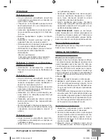 Предварительный просмотр 35 страницы Sparky Group BUR 15E Instruction Manual