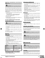 Preview for 9 page of Sparky Group BUR2 18Li HD Original Instructions Manual