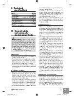 Preview for 5 page of Sparky Group BVR 6 Instruction Manual