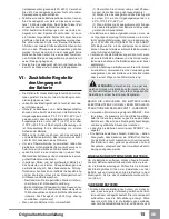 Preview for 17 page of Sparky Group GUR 12 Original Instructions Manual