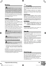 Preview for 21 page of Sparky Group HD Professional GUR 10.8Li-C HD Original Instructions Manual