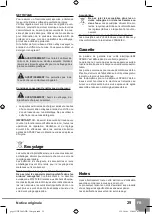 Preview for 31 page of Sparky Group HD Professional GUR 10.8Li-C HD Original Instructions Manual