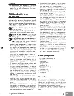 Preview for 7 page of Sparky Group K 2050 Original Instructions Manual