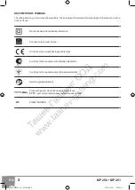 Preview for 4 page of Sparky Group MP 250 Original Instructions Manual