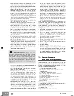 Preview for 70 page of Sparky Group P 3110 Original Instructions Manual